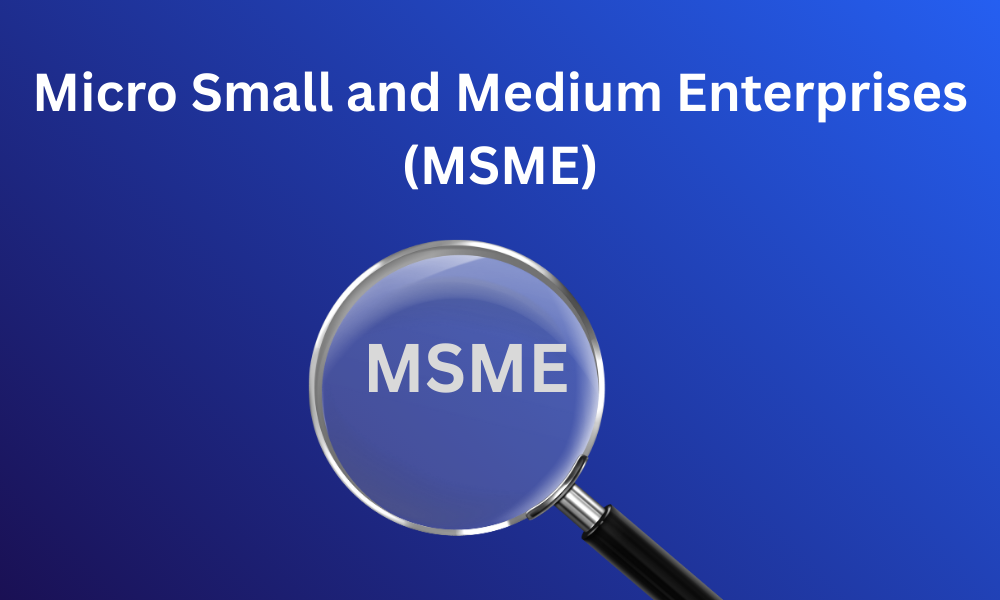 Micro Small and Medium Enterprises (MSME)
