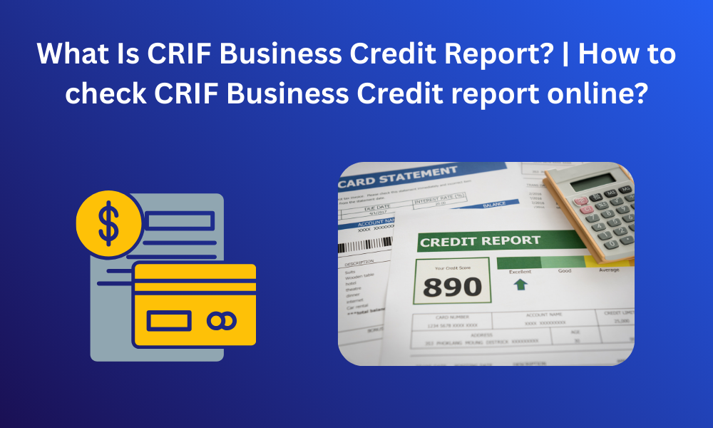 What Is CRIF Business Credit Report? | How to check CRIF Business Credit report online?