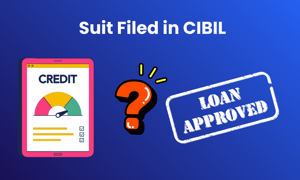Suit Filed in CIBIL