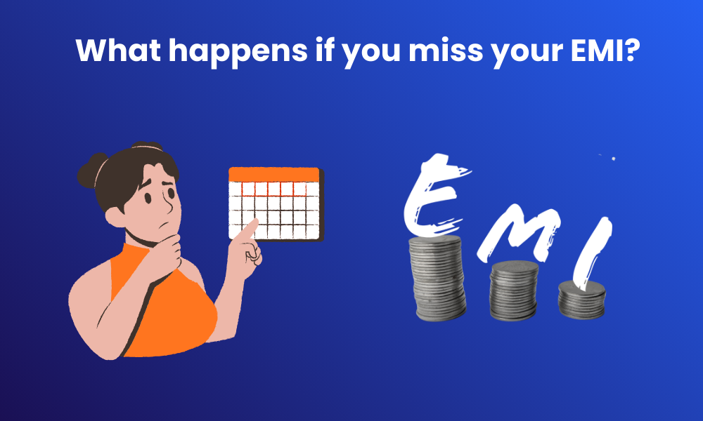 What happens if you miss your EMI?